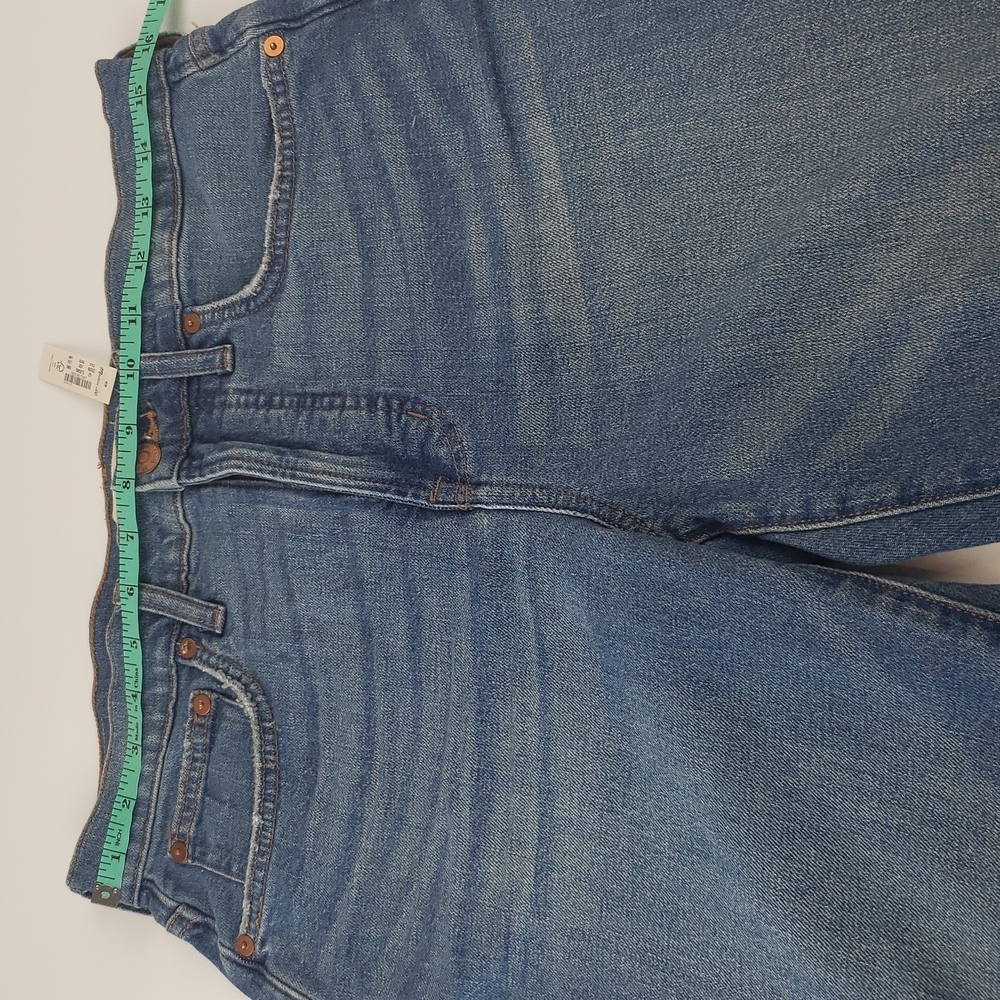 Madewell NWT Perfect Vintage Crop Jean Size 29 Tapered Leg Distressed - Picture 8 of 16